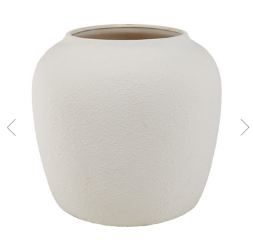 Nora Large Planter - White